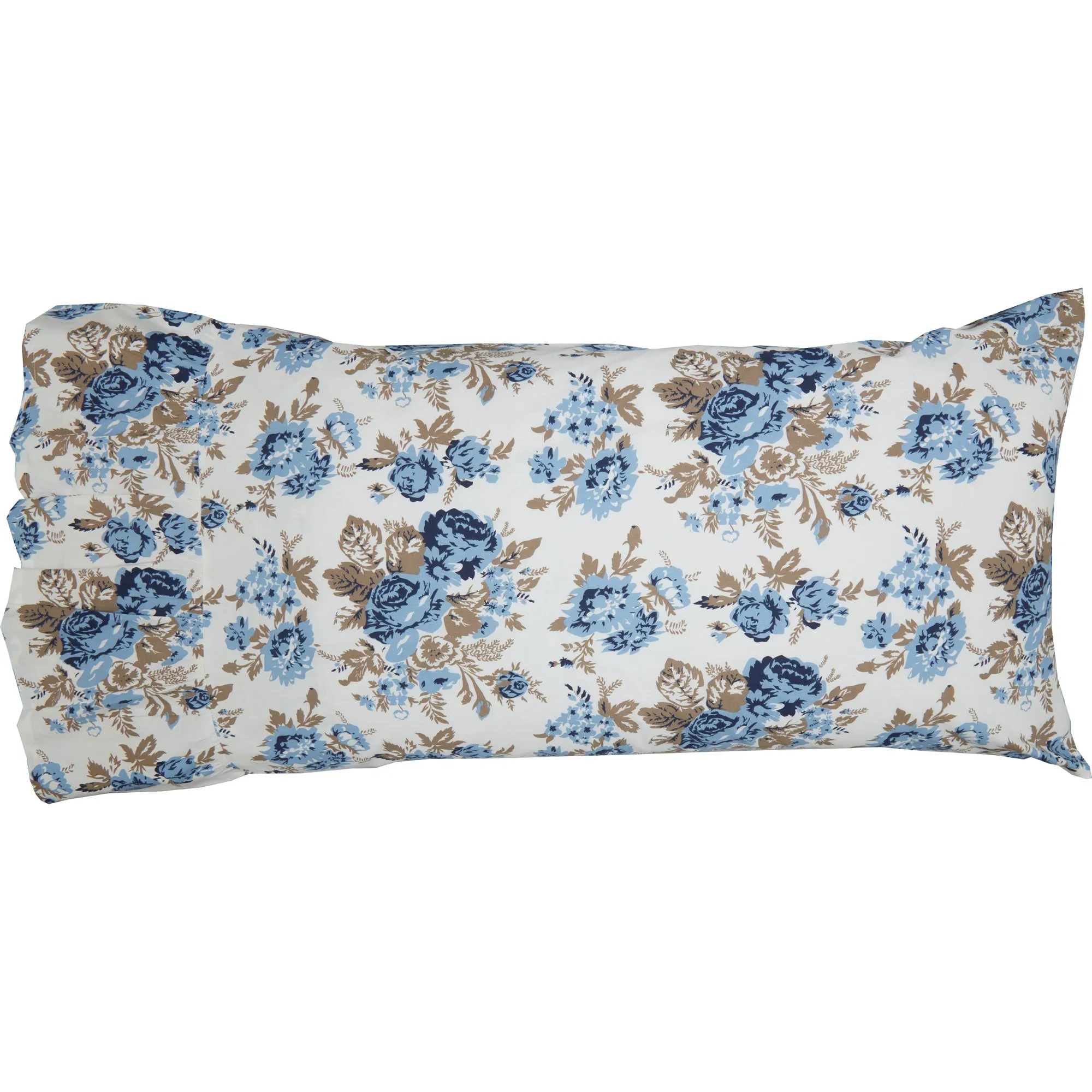 Annie Floral Ruffled Pillow Case Set of 2