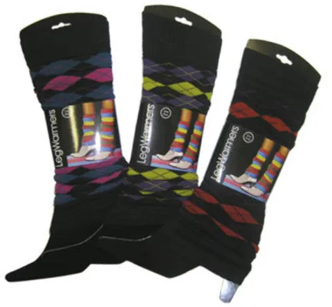 argyle leg warmers Case of 36