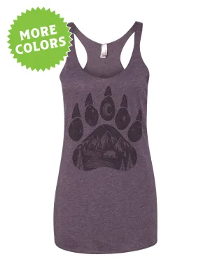 Bear Paw · Tonal · Racerback Tank