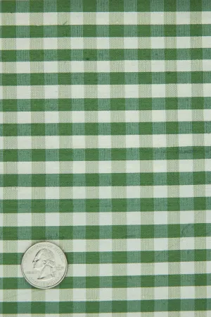 Cactus Gingham Shantung 561 Fabric