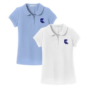 Girls Polo with Navy CL