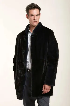 Mink fur coat mens