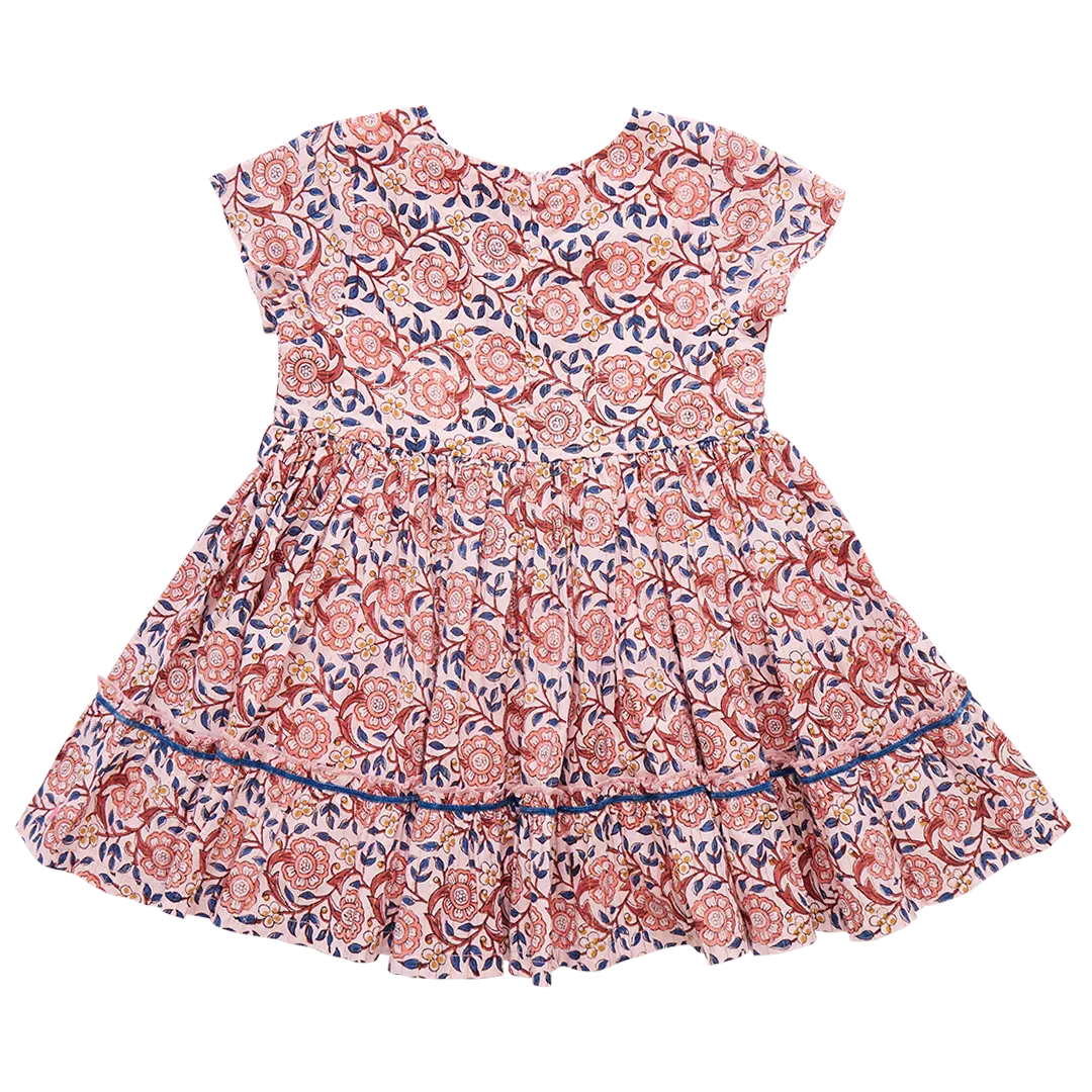 Niley Dress, Pink Blossoms