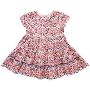 Niley Dress, Pink Blossoms