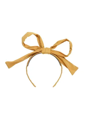 Party Bow Taffeta - Mustard