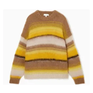 Pre Order:  Blonde Stripes Mohair Knit Sweater