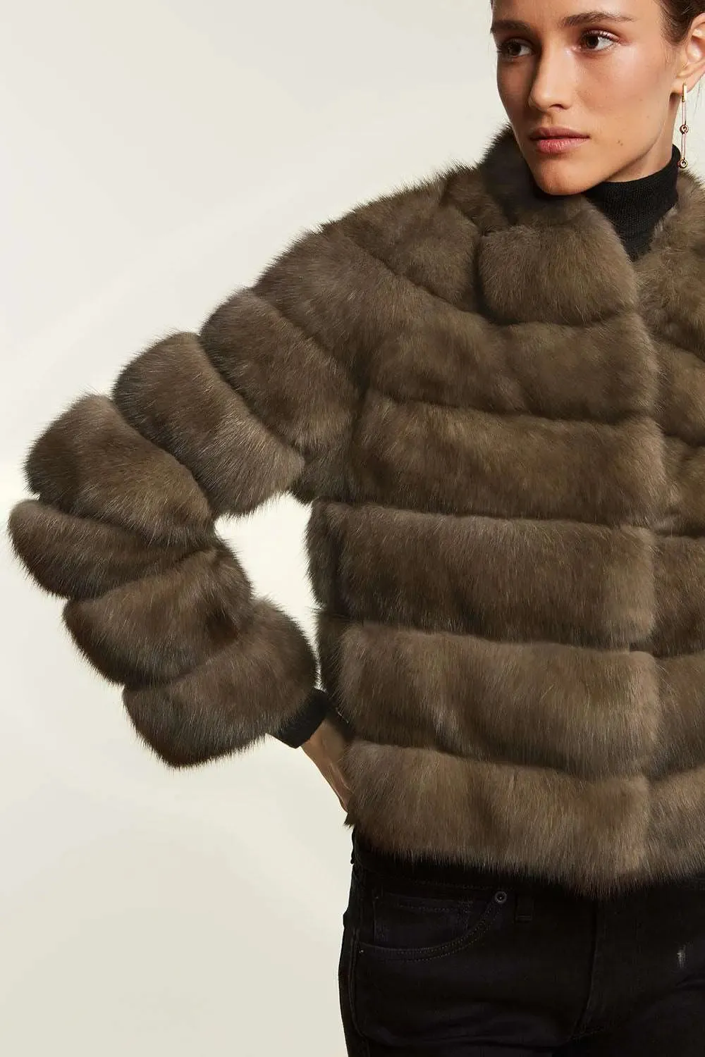 Sable fur jacket