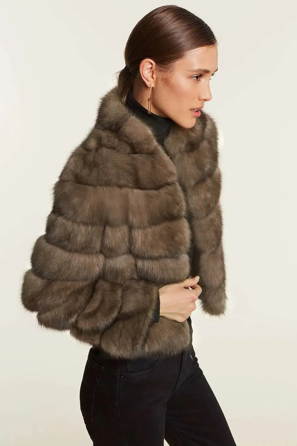 Sable fur jacket