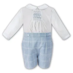 Sarah Louise Boy's Plaid Set