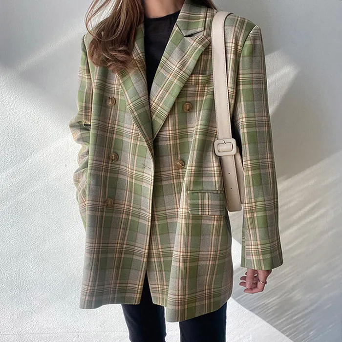 Smarty Pants Plaid Jacket