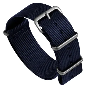 The Vintage Watch Company Military Watch Strap - Navy Blue