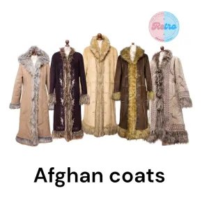 Vintage Afghan Coats: 10 Pcs