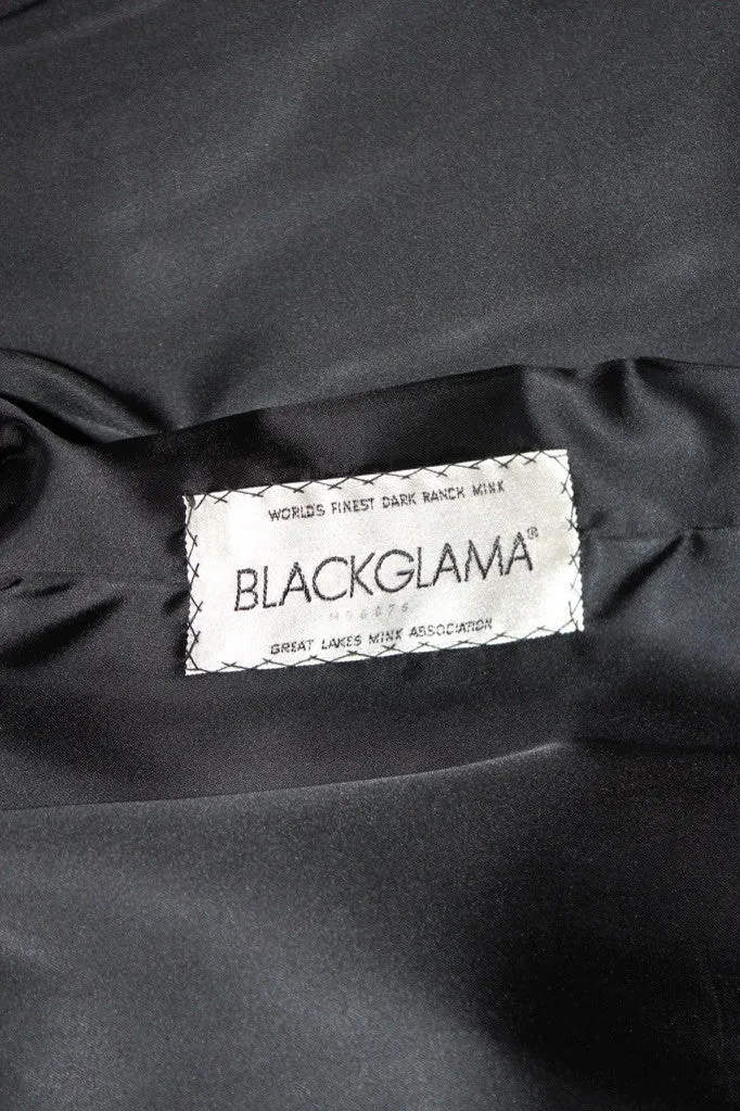 Vintage Blackglama Dark Mink Fur Coat -M/L