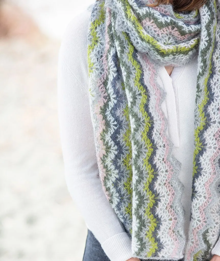 Vintage Crocheted Wrap & Scarf Pattern