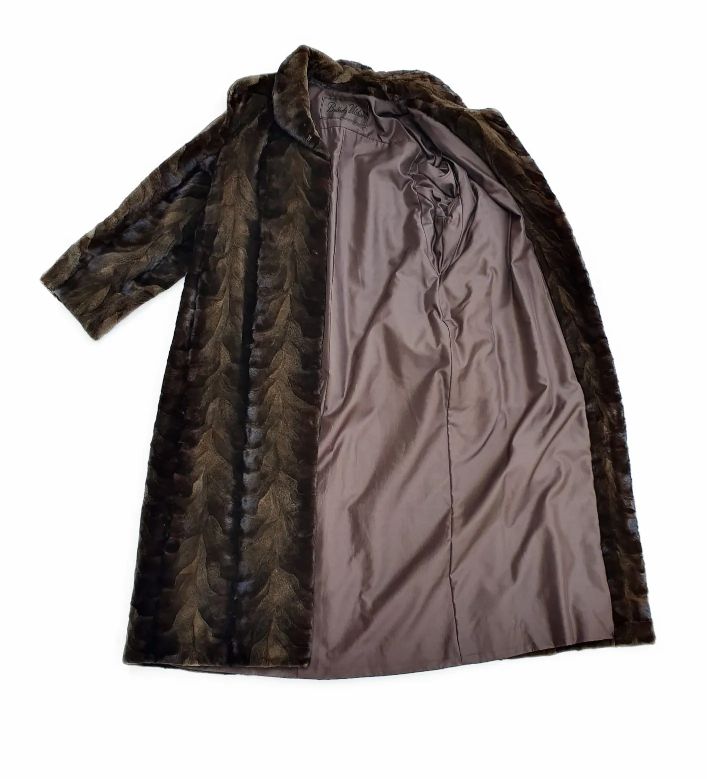 Vintage Lunaraine Pieced Mink Paw Coat -L